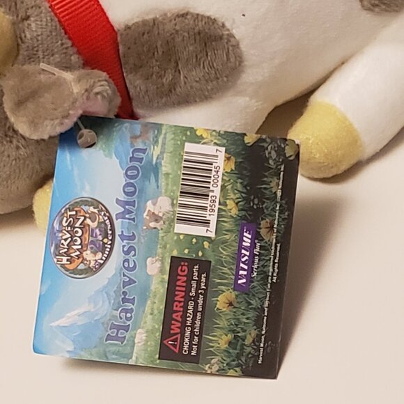 New Harvest Moon Sleepytime Cow Plush Exclusive Video Game Promo 8” 2021 - Picture 3 of 16